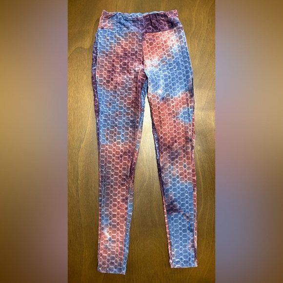 Eye Candy Multicolor Leggings Set Top Size Medium Leggins Size  Small (0345) - Picture 3 of 16